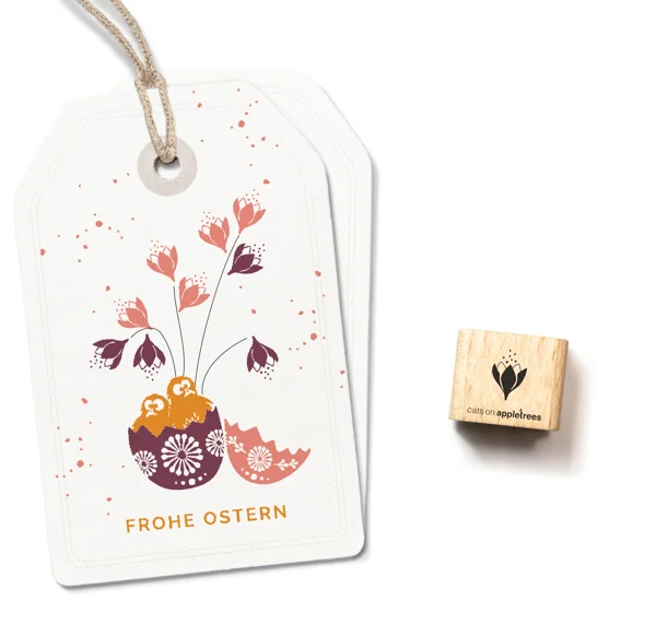 Cats on Appletrees - Mini Stempel Bloesem (35)