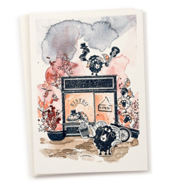 Cats on Appletrees - Stempel Ouessantschaap Herkules