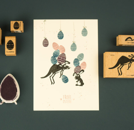 Cats on Appletrees - Mini Stempel Ei (1)