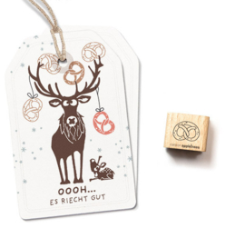 Cats on Appletrees - Mini Stempel Pretzel Geschetst (1)