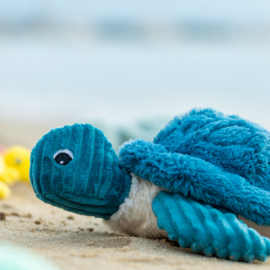 Les Ptipotos -  Sauvenou de Schildpad Mama & Baby Blauw