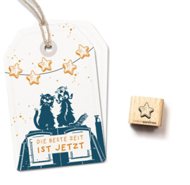 Cats on Appletrees - Mini Stempel Kaneelster (2)