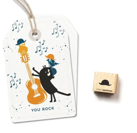 Cats on Appletrees - Mini Stempel Hoed