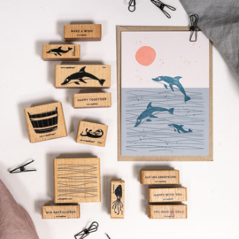 Cats on Appletrees - Stempel Waterbak