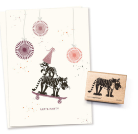 Cats on Appletrees - Stempel Tijger Heddda