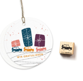 Cats on Appletrees - Mini Stempel Auto