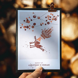 Cats on Appletrees - Stempel Rendier Freya