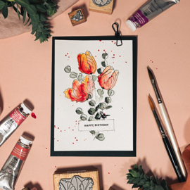 Cats on Appletrees - Stempel Tulp Open (2)