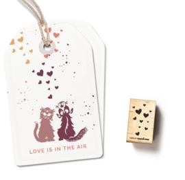 Cats on Appletrees - Stempel Hartje Confetti