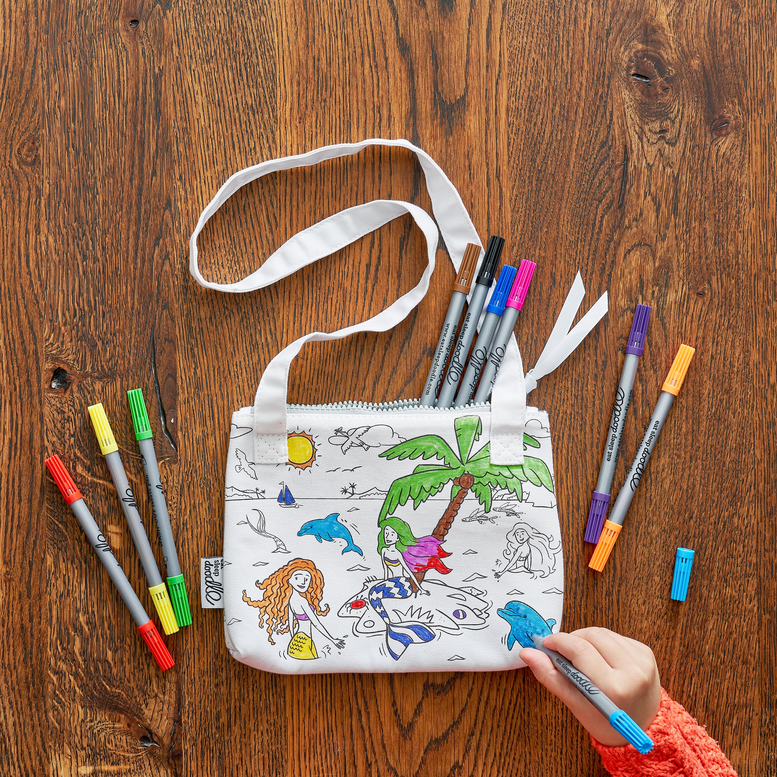 Eatsleepdoodle - Crossbody tas Zeemeermin (Mermaid)