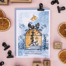Cats on Appletrees - Mini Stempel Gingerbread (1)