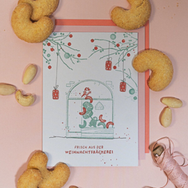 Cats on Appletrees - Mini Stempel Gingerbread (1)