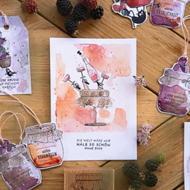 Cats on Appletrees - Stempel Jampot (3)