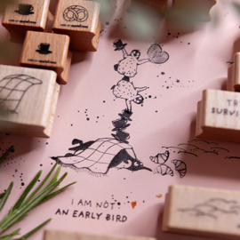 Cats on Appletrees - Mini Stempel Kop en Schotel (6)