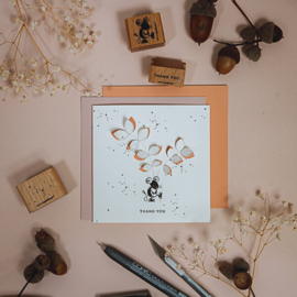 Cats on Appletrees - Stempel Tekst Thank You