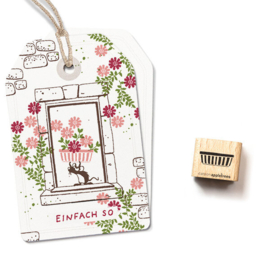 Cats on Appletrees - Mini Stempel Bloembak (1)