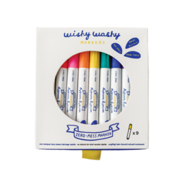 Jaq Jaq Bird - Wishy Washy Marker (9 Stuks)