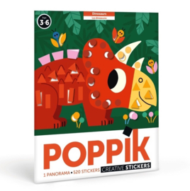 Poppik - Maak Je Eigen Stickerposter: Dinosaurussen