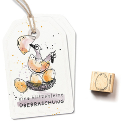 Cats on Appletrees - Mini Stempel Ei