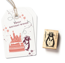 Cats on Appletrees - Stempel Marmot Helisaeus