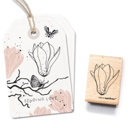 Cats on Appletrees - Stempel Magnolia Gesloten (2)