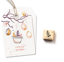 Cats on Appletrees - Mini Stempel Hoofd Hen Ilse