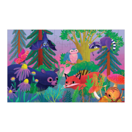 Mudpuppy - Forest Day & Night Lenticulaire Puzzel  (75 st)