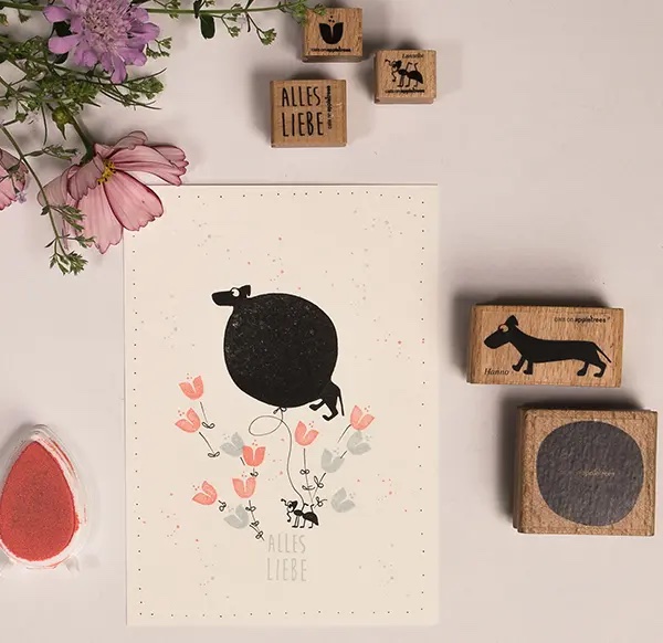 Cats on Appletrees - Stempel Hanno