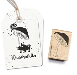 Cats on Appletrees - Stempel Paddenstoel Groot