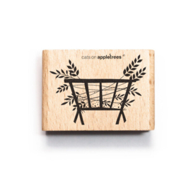 Cats on Appletrees - Stempel Voerbak