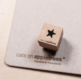 Cats on Appletrees - Mini Stempel Ster
