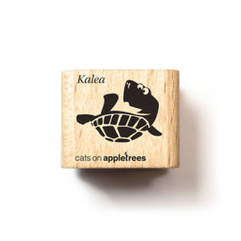 Cats on Appletrees - Stempel Waterschilpad Kalea