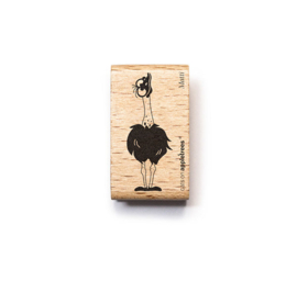 Cats on Appletrees - Stempel Struisvogel Matti