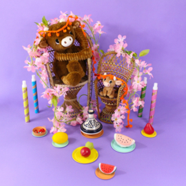Les Ptipotos - Hindou Cow Mama & Baby Bruin
