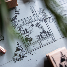 Cats on Appletrees - Stempel Huis 23 - Winkeletalage