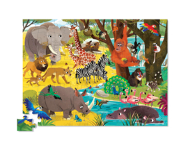 Crocodile Creek - Wild Safari Puzzel (72 st)