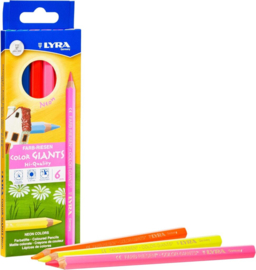 Lyra - Kleurreuzen Neon 6 Stuks (Color-Giants)