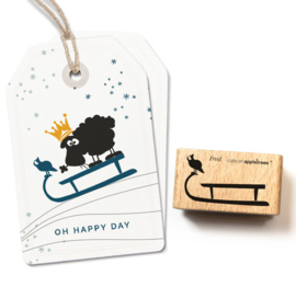 Cats on Appletrees - Stempel Slee met Fred