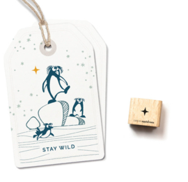 Cats on Appletrees - Mini Stempel Ster (7)