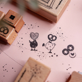 Cats on Appletrees - Stempel Sterren Confetti