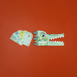 Londji - Be Wild Crocodile Masker & Stickers