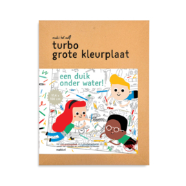 Makii - Turbo Grote Kleurplaat Water