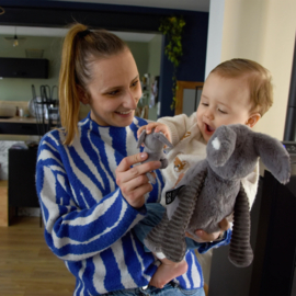 Les Ptipotos - Poitou Ezel Mama & Baby Grijs