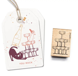 Cats on Appletrees - Stempel Champagnefontein