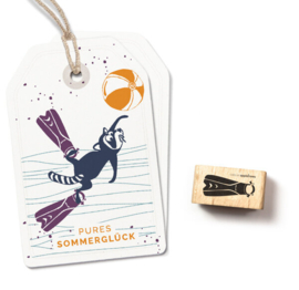 Cats on Appletrees - Stempel Zwemflipper