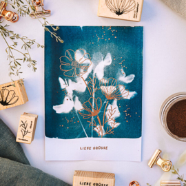 Cats on Appletrees - Stempel Bloem Cosmea (46)