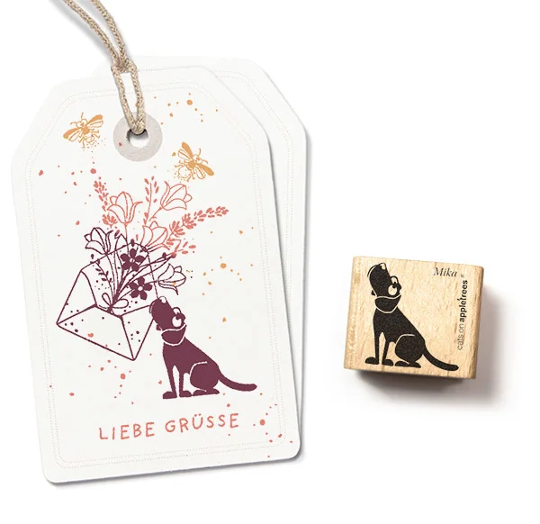 Cats on Appletrees - Stempel Hond Mika
