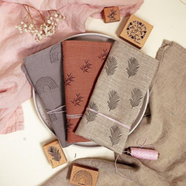 Cats on Appletrees - Stempel Bamboetak