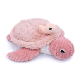 Les Ptipotos -  Sauvenou de Schildpad Mama & Baby Roze