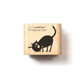 Cats on Appletrees - Stempel Kat Friedegunde Pakkend